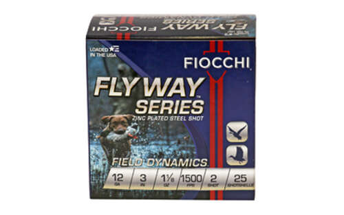 Ammunition Fiocchi Ammunition Flyway Steel 12Gauge FIOCCHI 12GA #2 FLYWAY STEEL 25/250 • Model: Flyway Steel